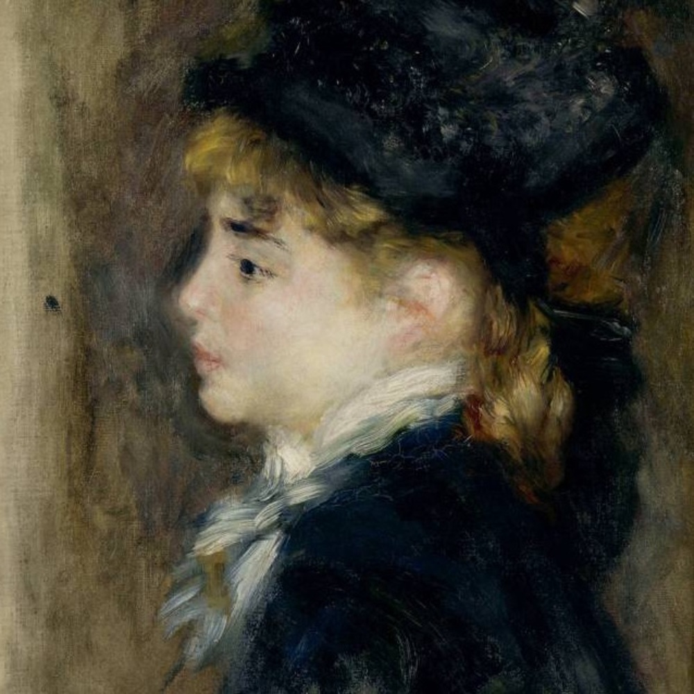 Musee d’Orsay Renoir Print of Portrait dit de Margot in Original Packaging